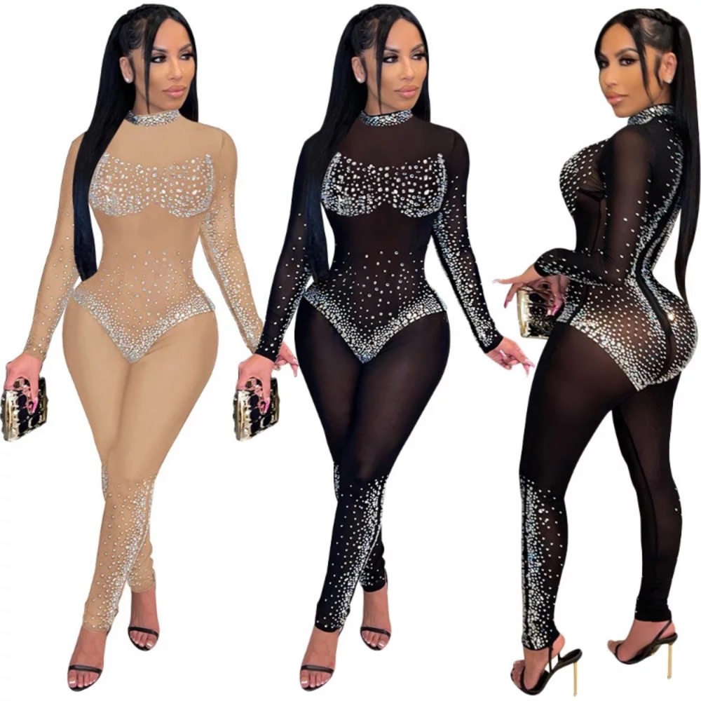 Woman's sexy diamond jumper